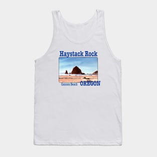 Haystack Rock, Cannon Beach, Oregon Tank Top